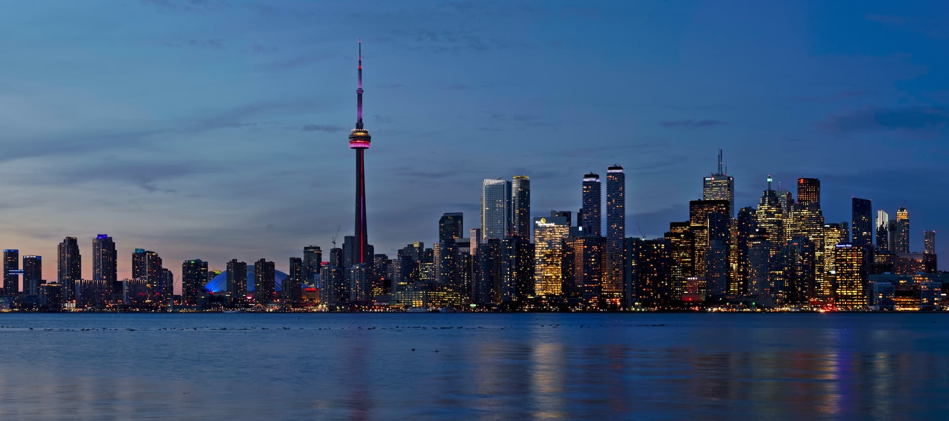 Toronto skyline with the CN Tower during the day